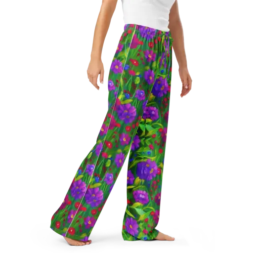 Violet Meadow on a Women's Pajama Pants
