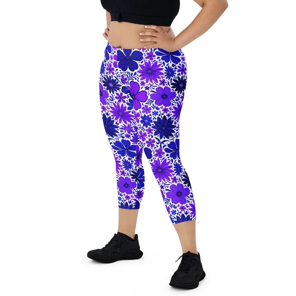 Violet Verve on Capri Leggings — Front