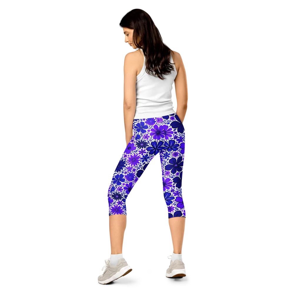 Violet Verve on Capri Leggings — Back