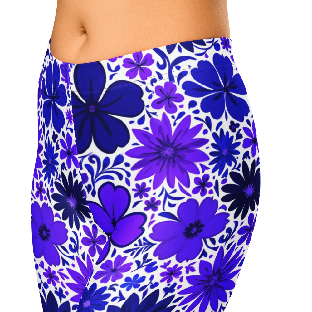 Violet Verve on Capri Leggings — Zoomed-in