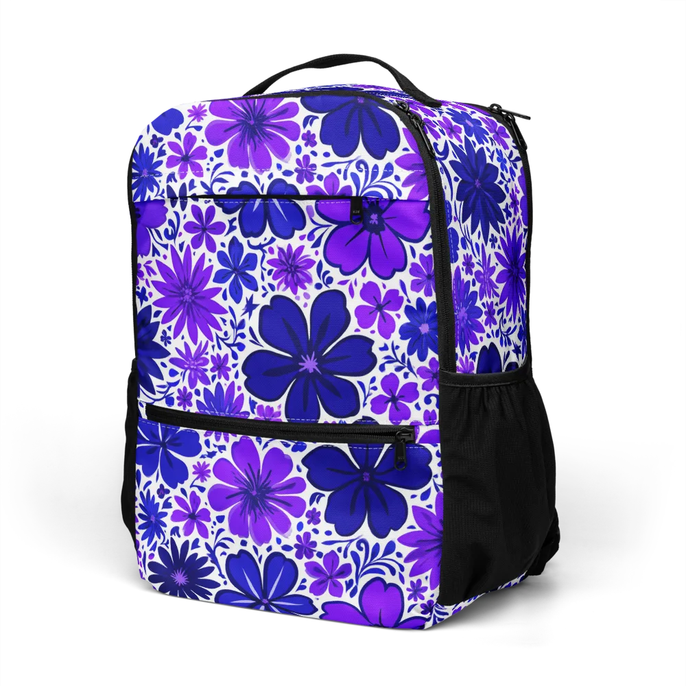 Violet Verve on Utility Backpack — Left Front