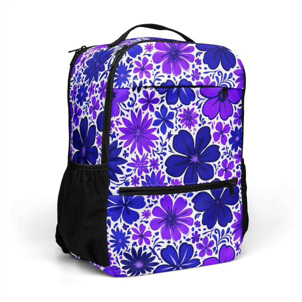 Violet Verve on Utility Backpack — Right Front