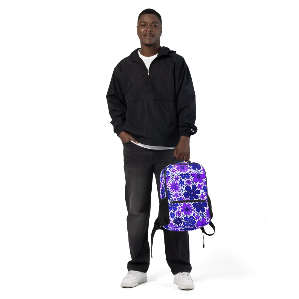 Violet Verve on Utility Backpack — Front