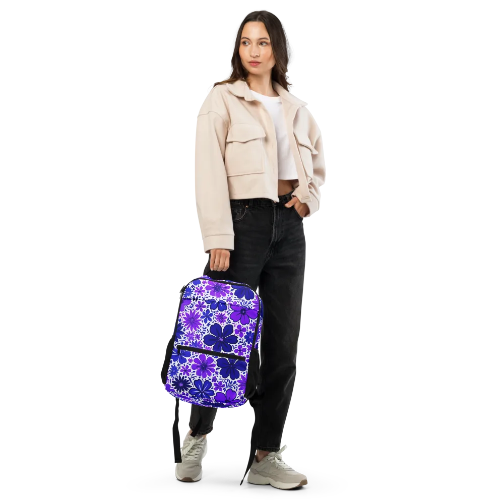 Violet Verve on Utility Backpack — Front