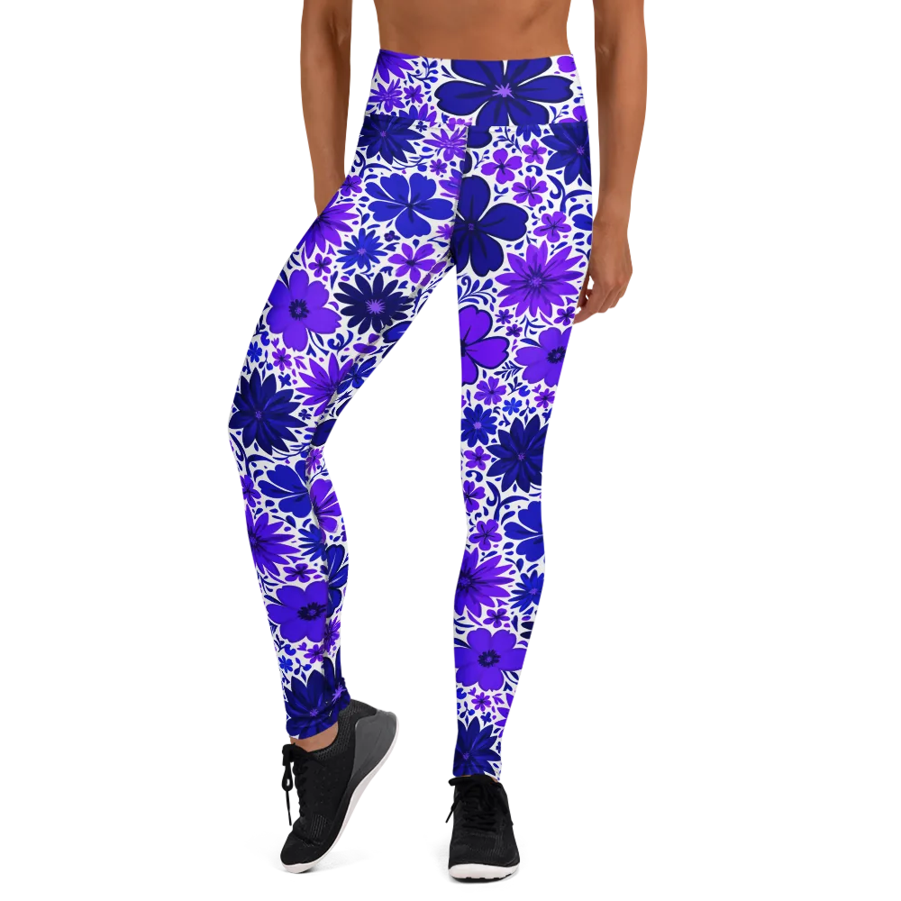 Violet Verve on Yoga Leggings — Front