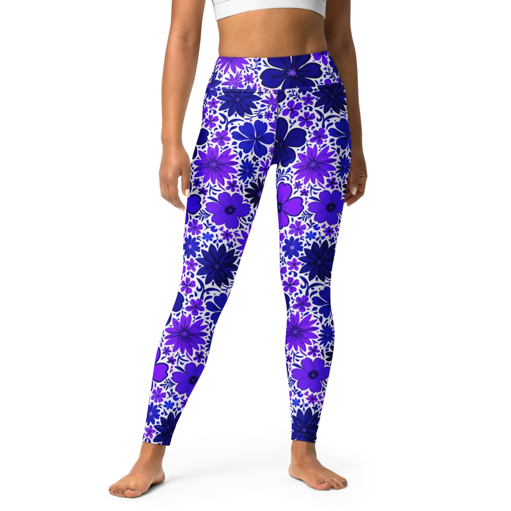 Violet Verve on Yoga Leggings — Front
