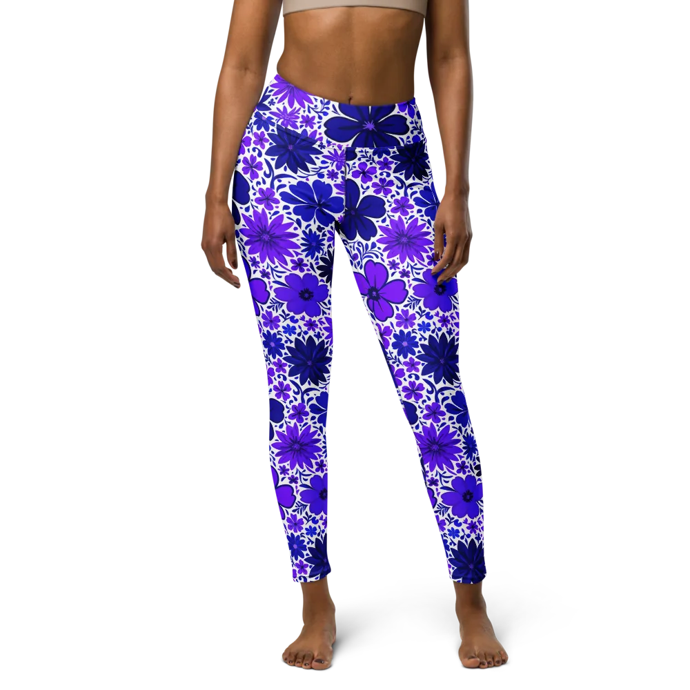 Violet Verve on Yoga Leggings — Front