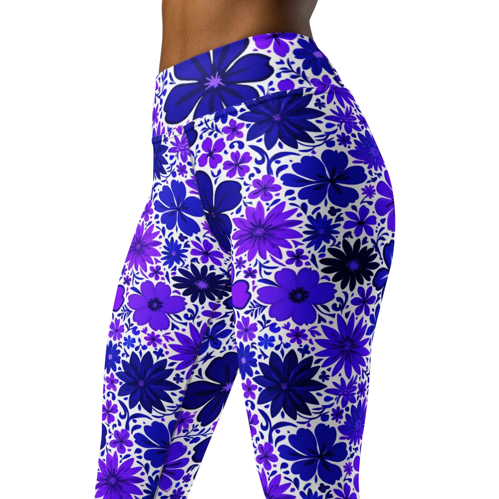 Violet Verve on Yoga Leggings — Left Front
