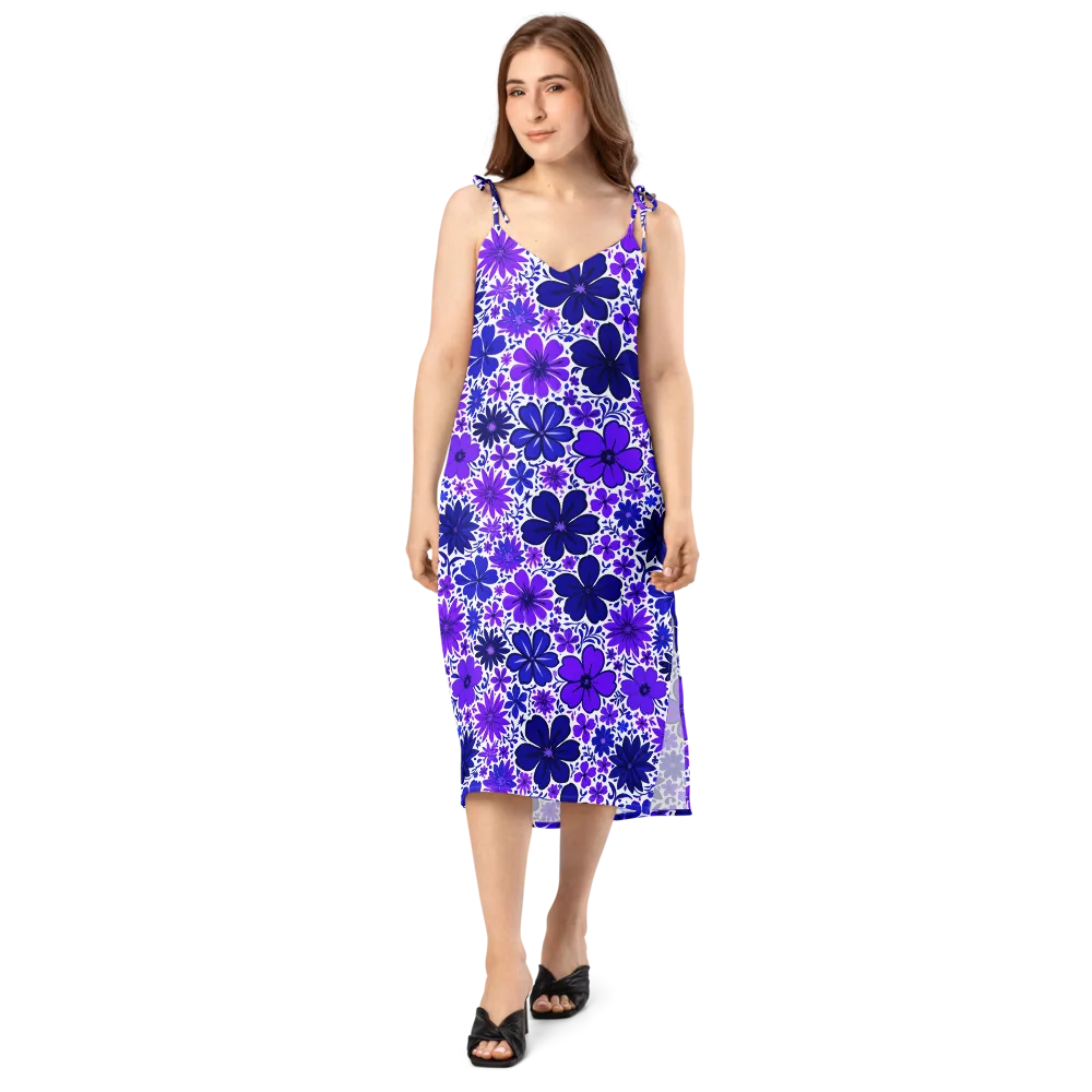 Violet Verve on Slip Dress — Front
