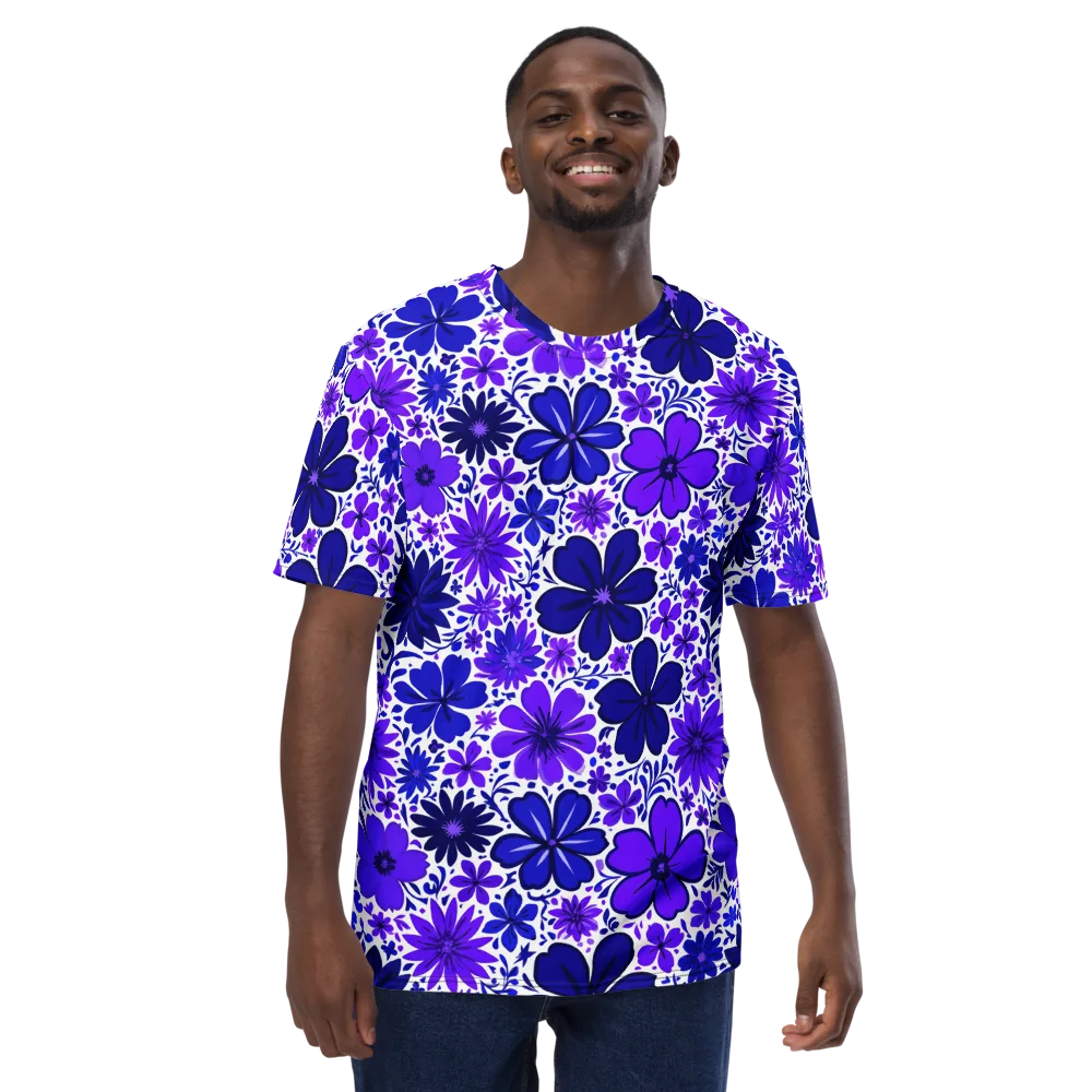 Violet Verve on Men's Crew Neck T-Shirt — Front