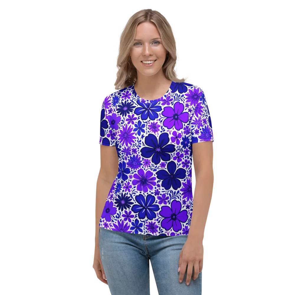 Violet Verve on Women's Crew Neck T-Shirt — Front