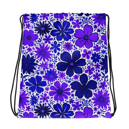 Violet Verve on a Drawstring Bag