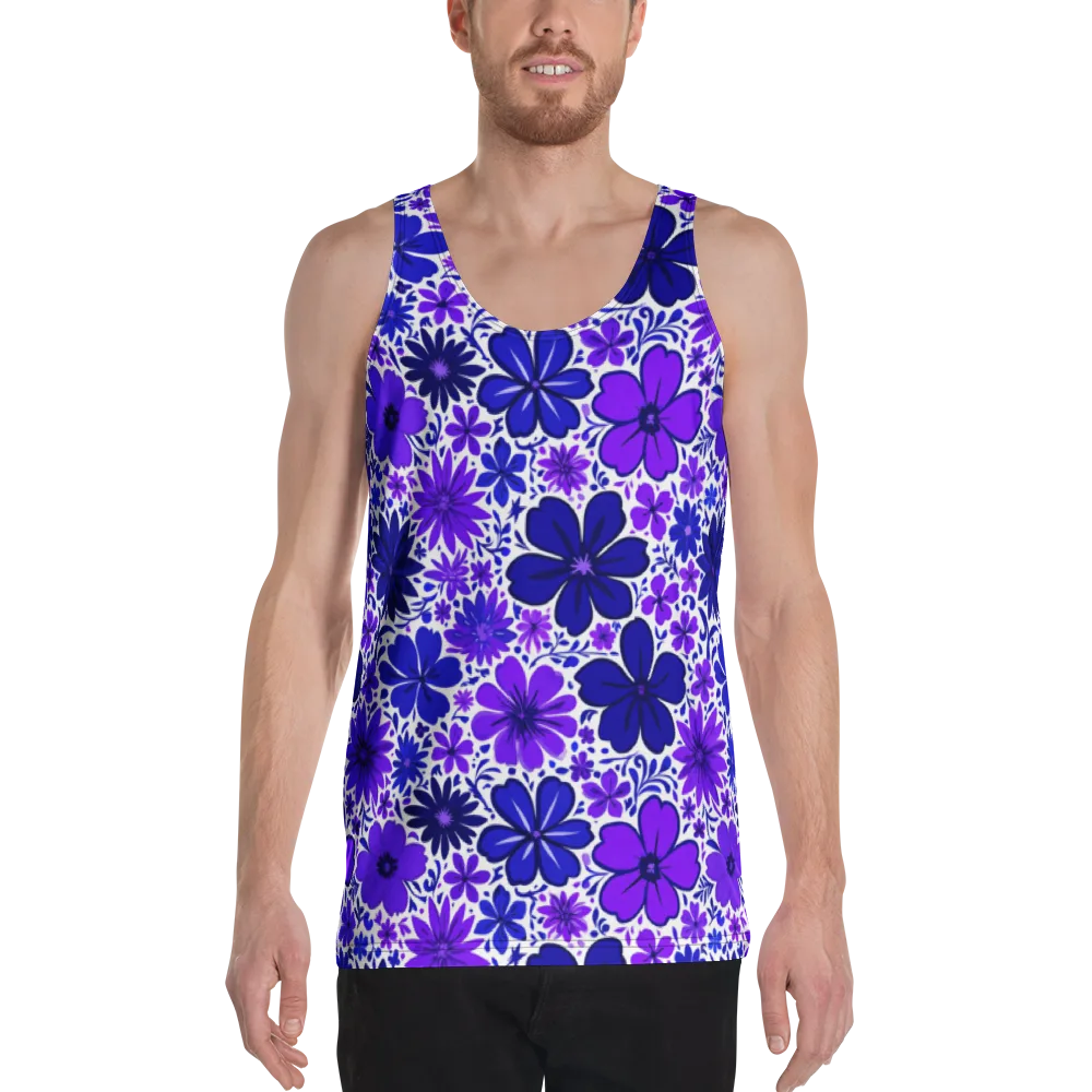 Violet Verve on Men's Tank Top — Front