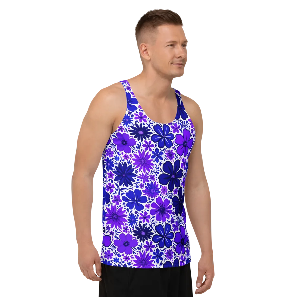Violet Verve on Men's Tank Top — Right Front