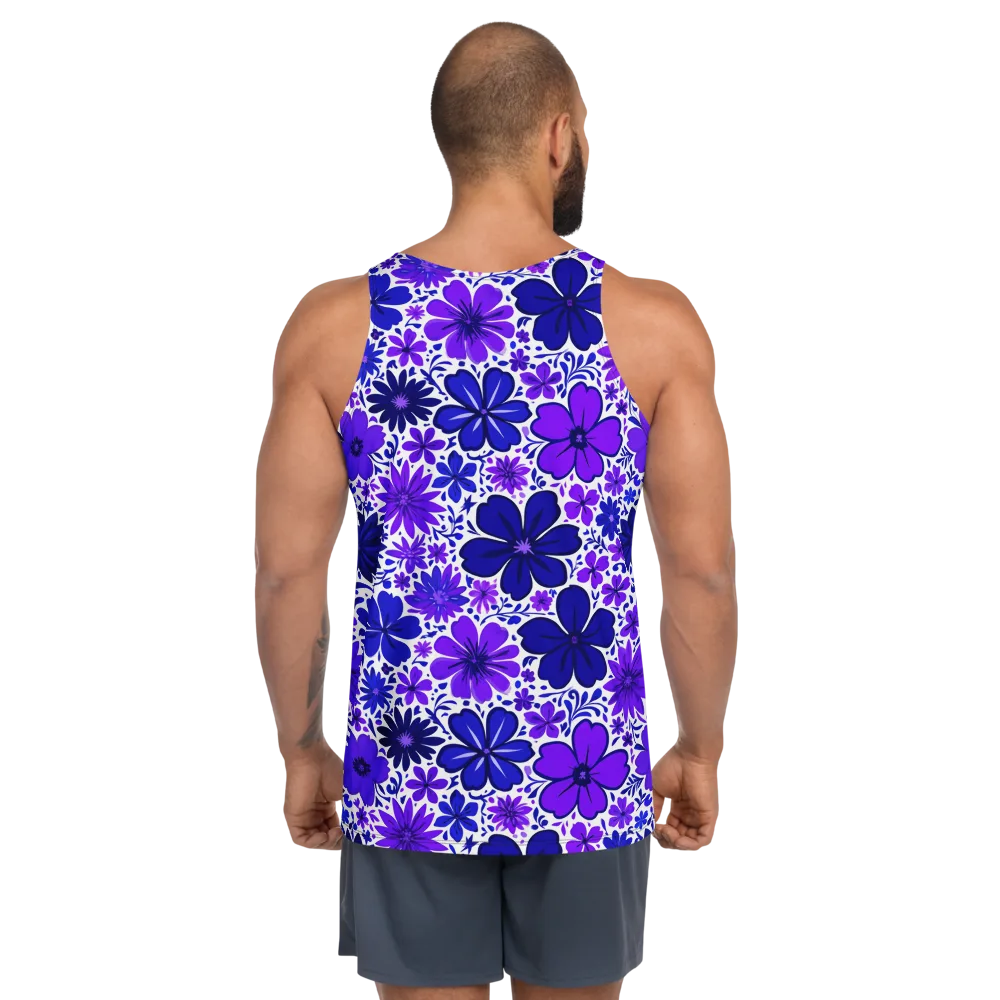Violet Verve on Men's Tank Top — Back
