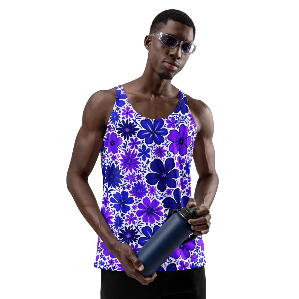 Violet Verve on Men's Tank Top — Front
