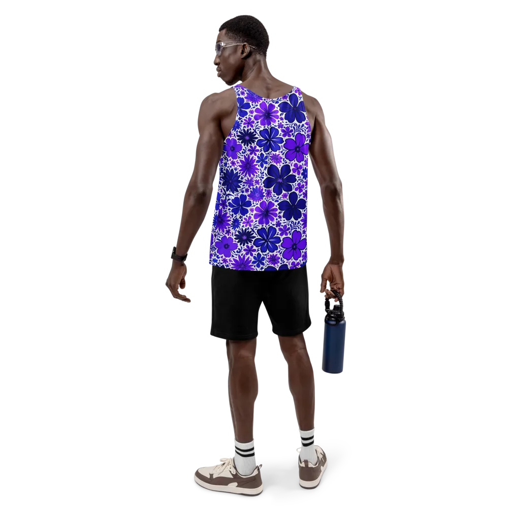 Violet Verve on Men's Tank Top — Back