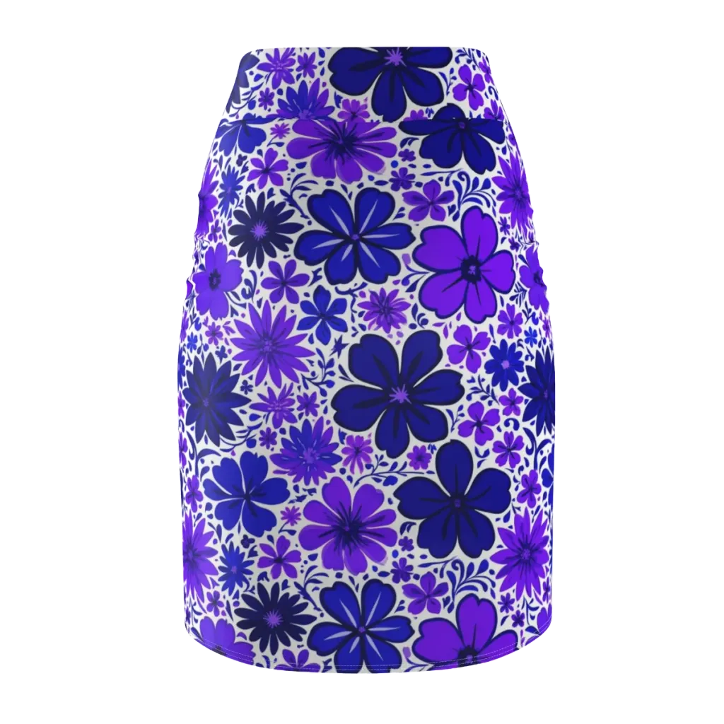 Violet Verve on Pencil Skirt — Back