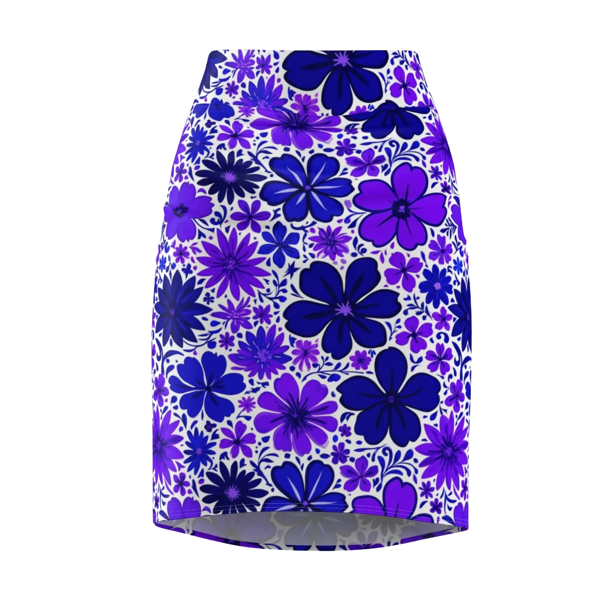 Violet Verve on Pencil Skirt — Front
