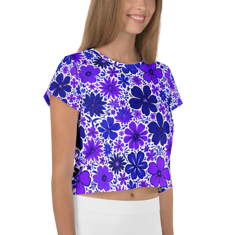 Violet Verve on Crop Tee — Right