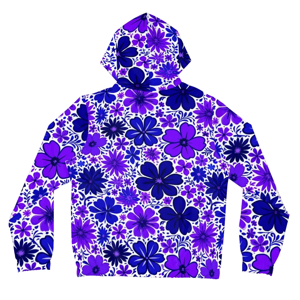 Violet Verve on Women's Full-Zip Hoodie — Back