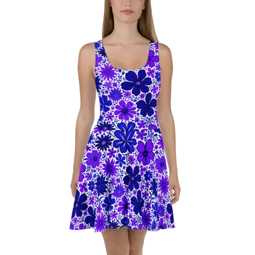 Violet Verve on a Skater Dress