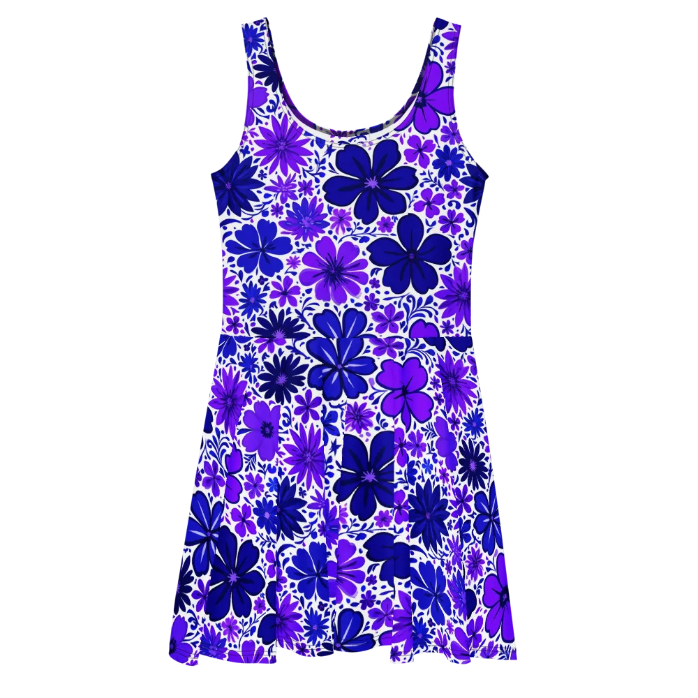 Violet Verve on Skater Dress — Front