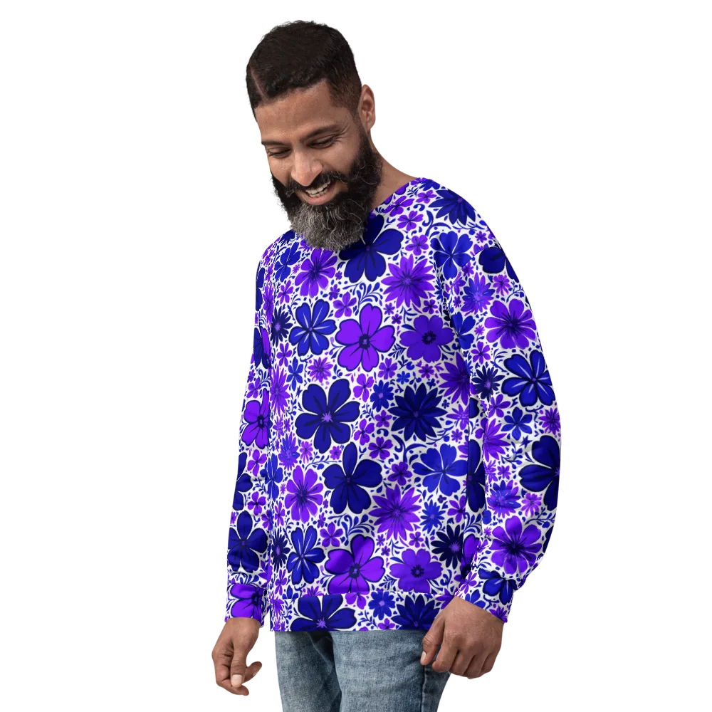 Violet Verve on Sweatshirt — Left Front