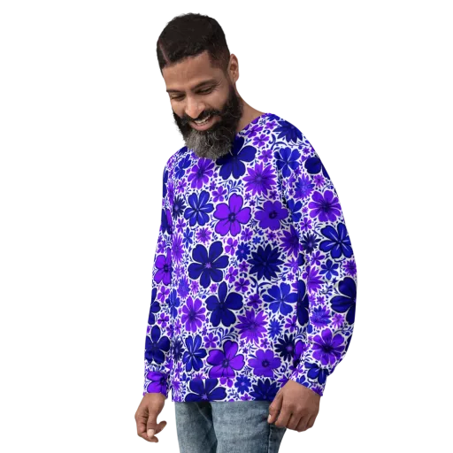 Violet Verve on a Sweatshirt