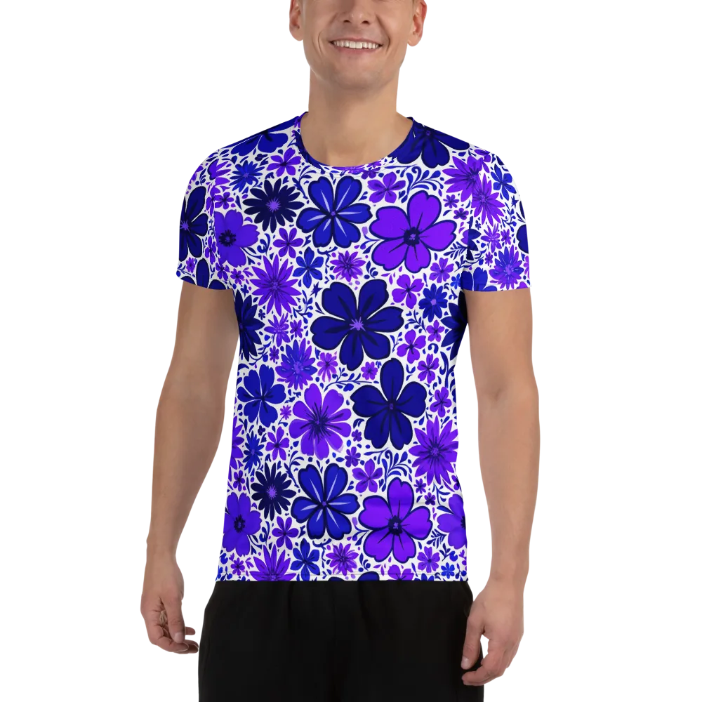 Violet Verve on Men's Athletic T-Shirt — Front