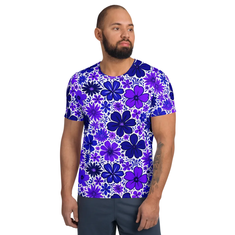 Violet Verve on Men's Athletic T-Shirt — Front