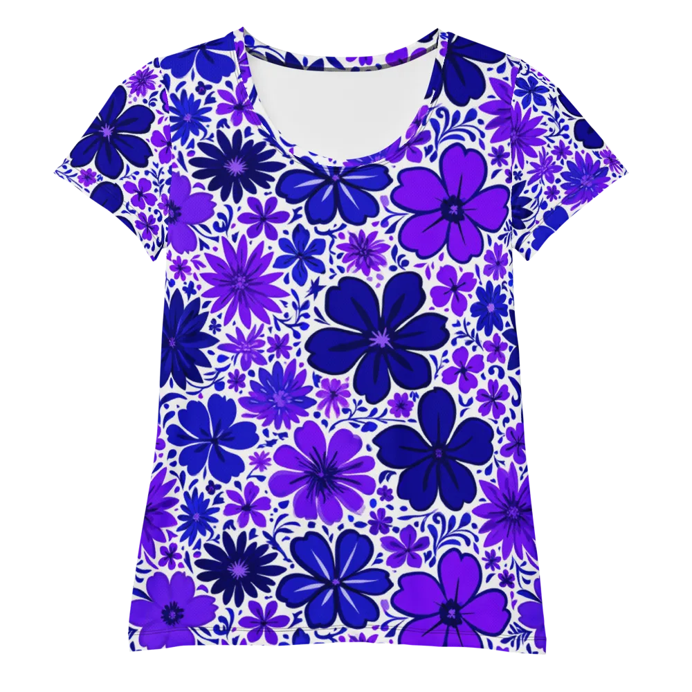 Violet Verve on Women's Athletic T-Shirt — Front