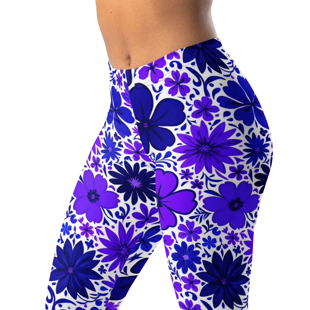 Violet Verve on Leggings — Left Front