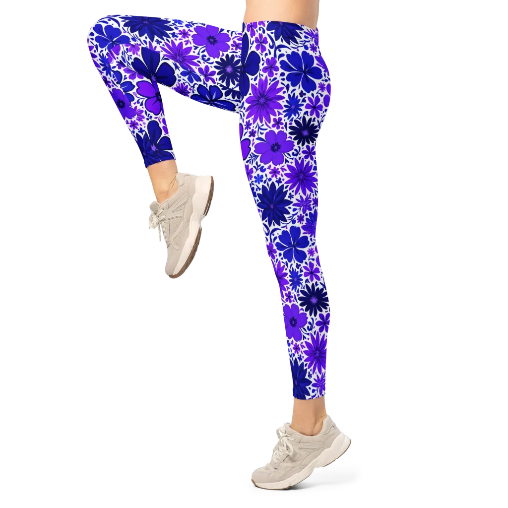 Violet Verve on Leggings — Left
