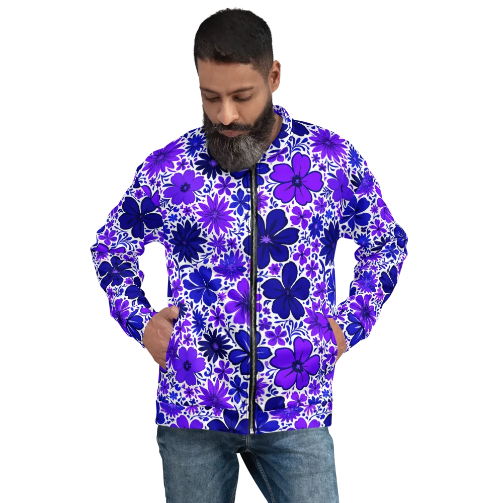 Violet Verve on Bomber Jacket — Front