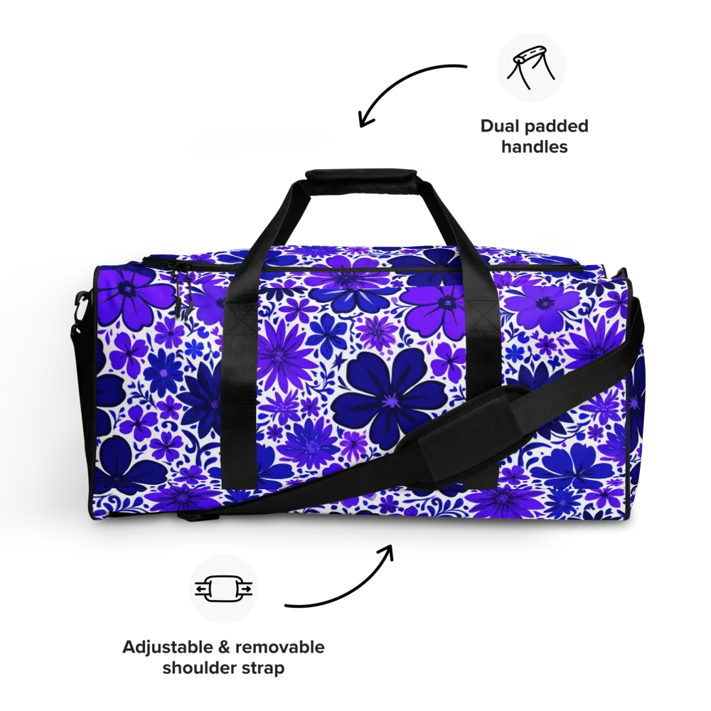 Violet Verve on Duffle Bag — Front