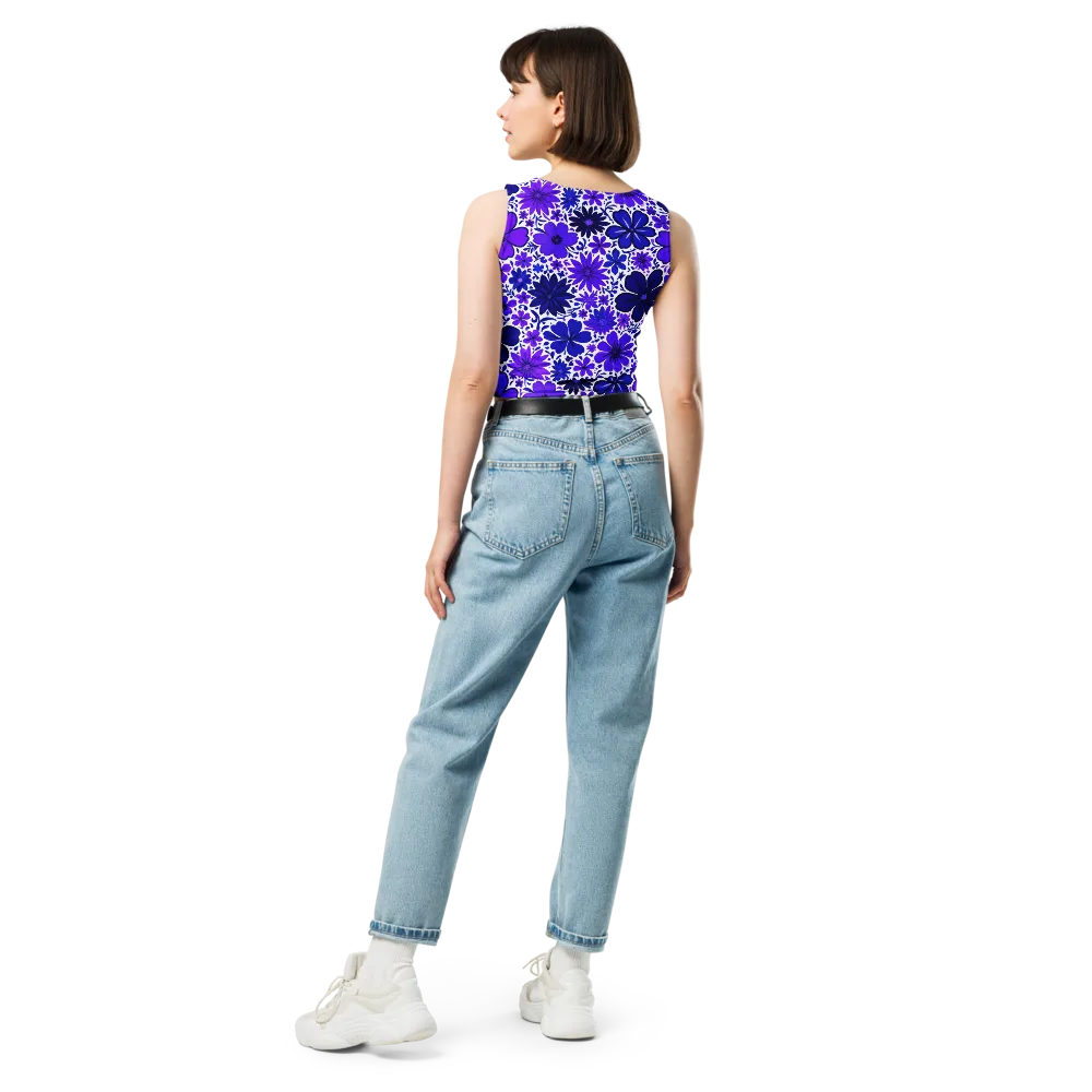 Violet Verve on Crop Top — Back