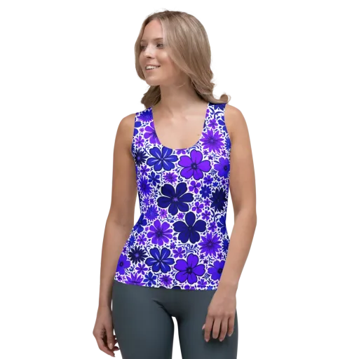 Violet Verve on a Women's Tank Top