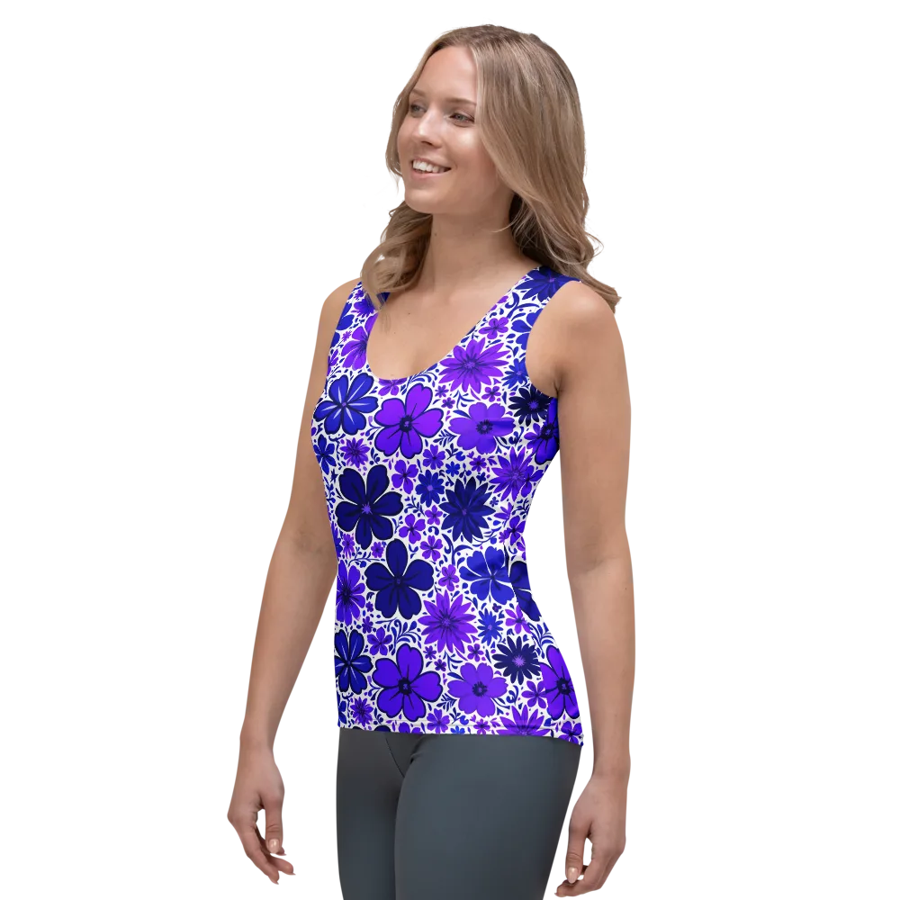 Violet Verve on Women's Tank Top — Left Front
