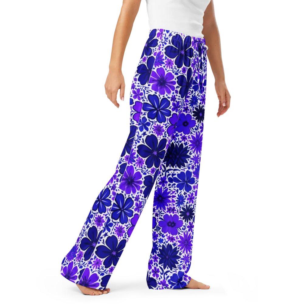 Violet Verve on Women's Pajama Pants — Right Front