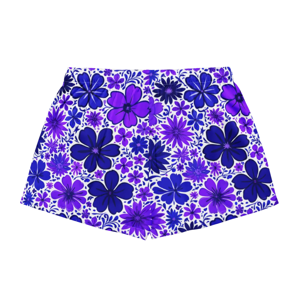 Violet Verve on Women's Pajama Shorts — Back