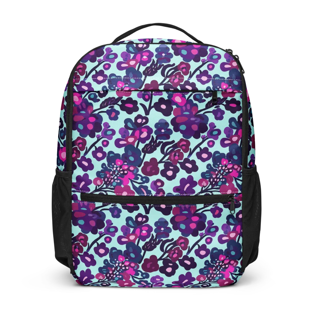 Electric Wildflowers on Utility Backpack — Front