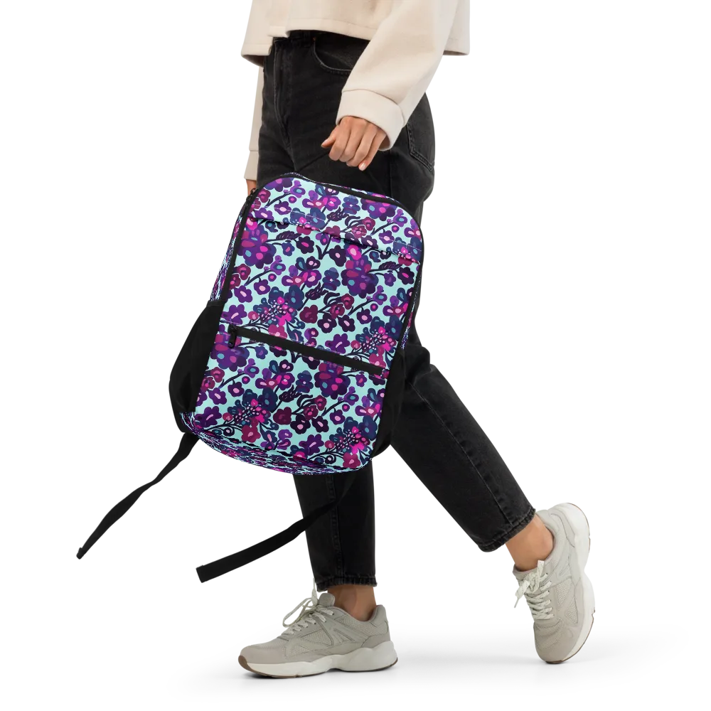 Electric Wildflowers on Utility Backpack — Front