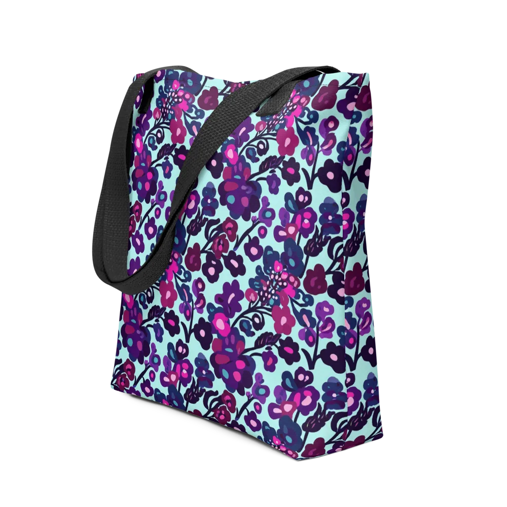 Electric Wildflowers on Tote Bag — Front