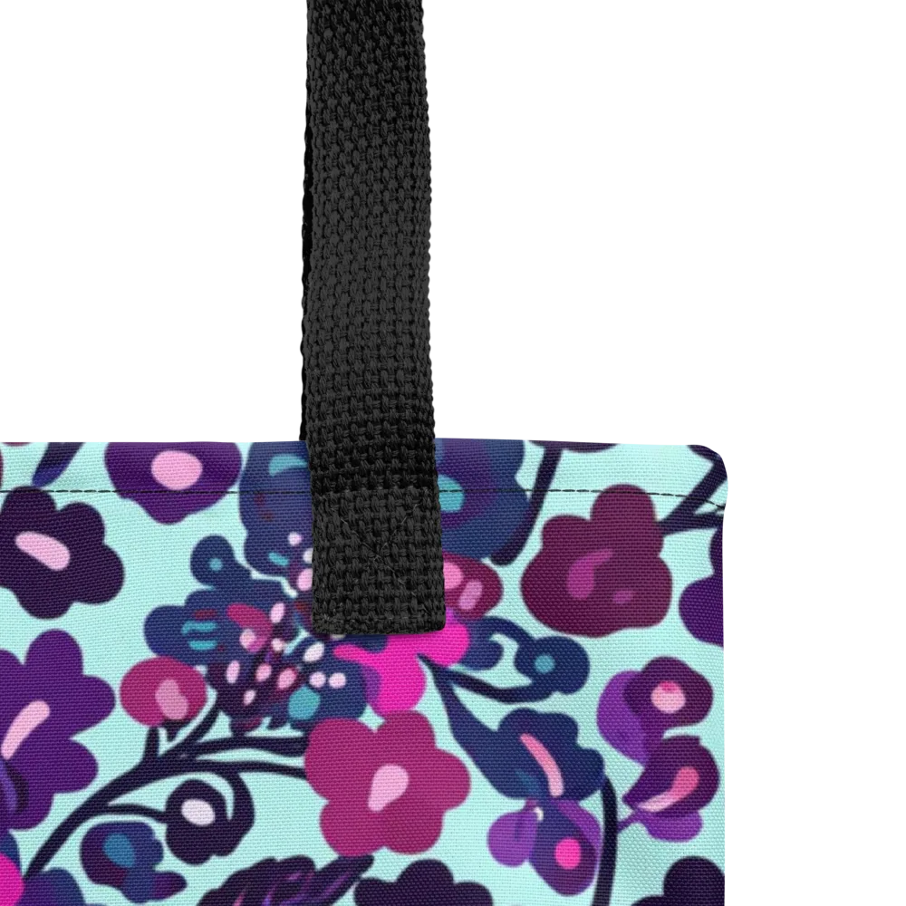 Electric Wildflowers on Tote Bag — Product details