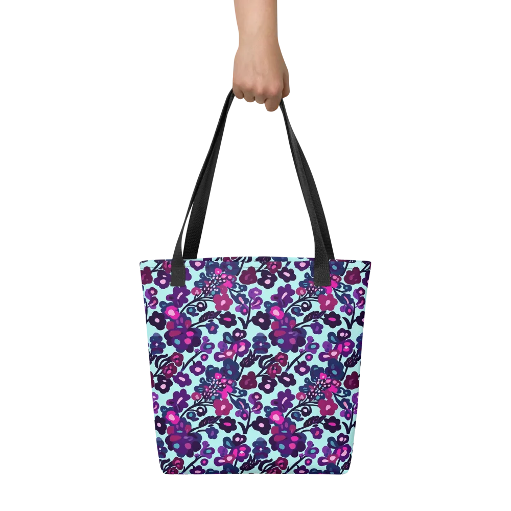 Electric Wildflowers on Tote Bag — Front