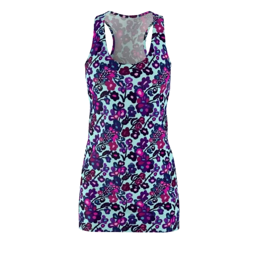 Electric Wildflowers on a Racerback Dress