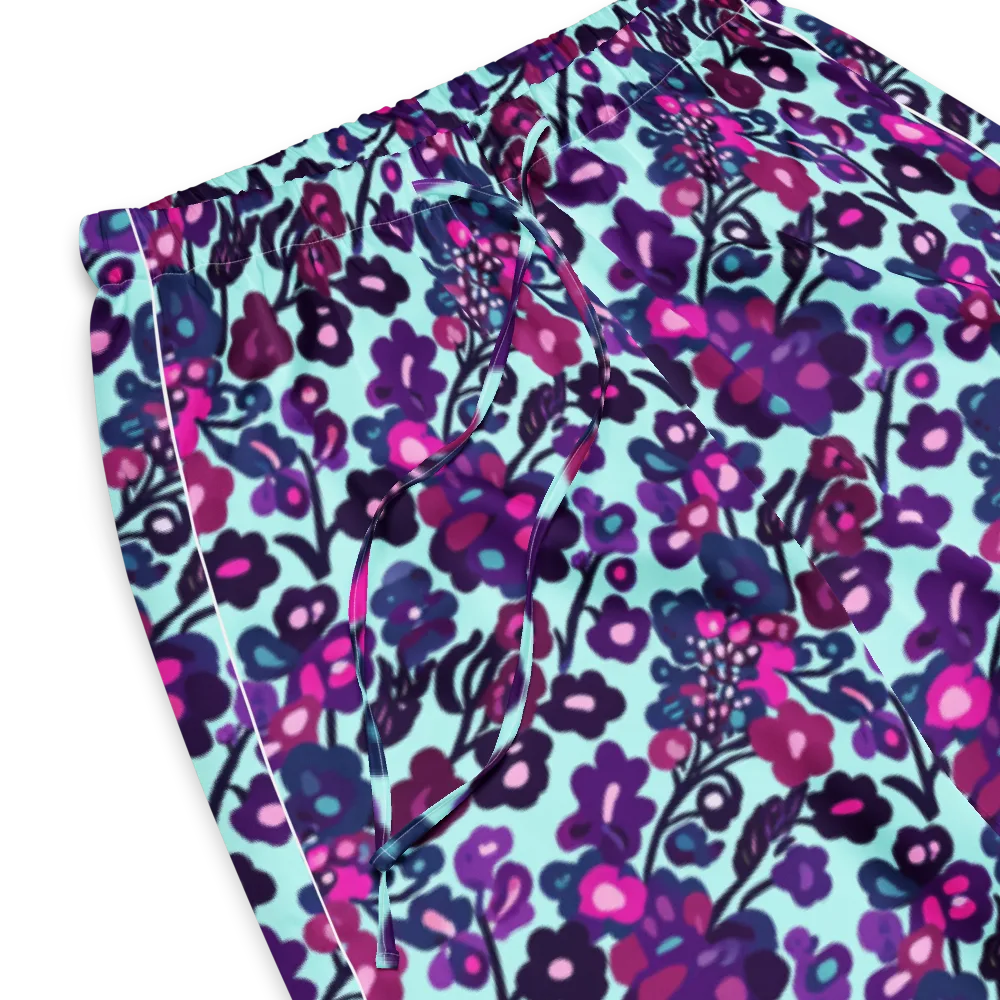 Electric Wildflowers on Women's Pajama Pants — Product details