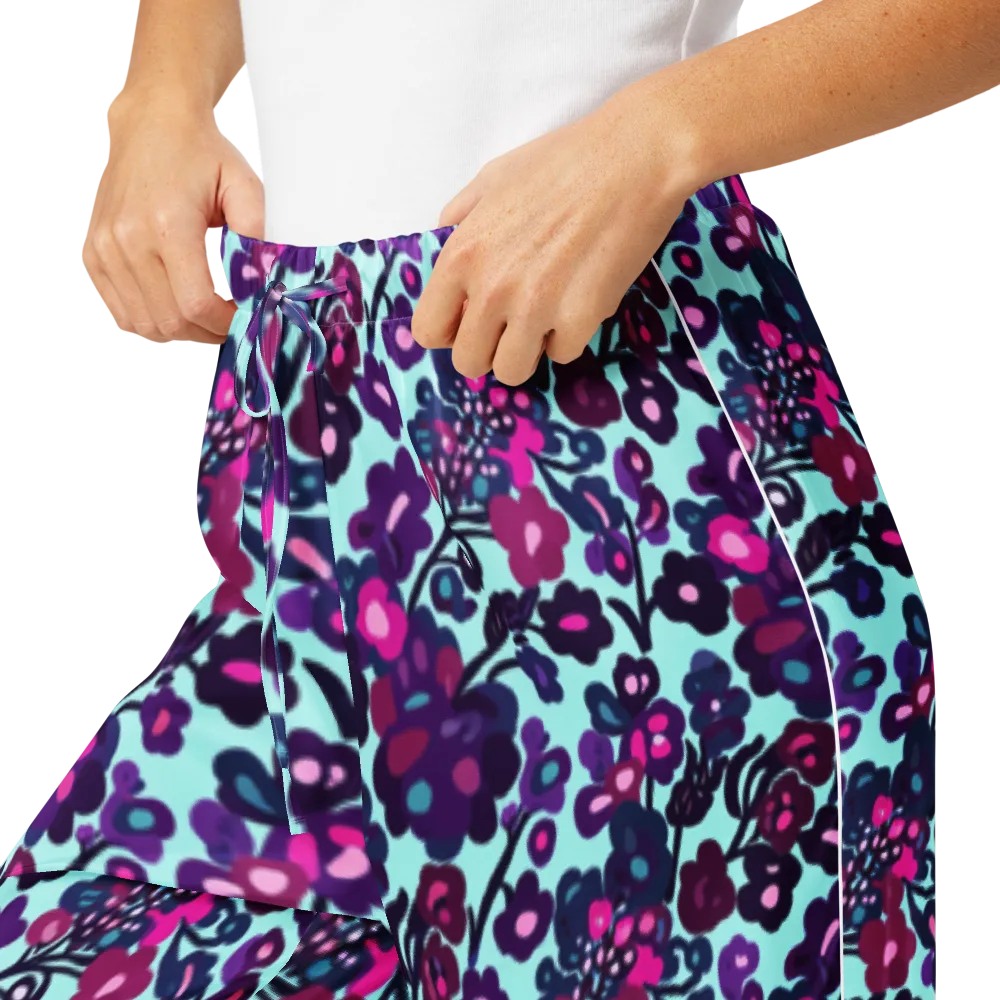 Electric Wildflowers on Women's Pajama Pants — Product details