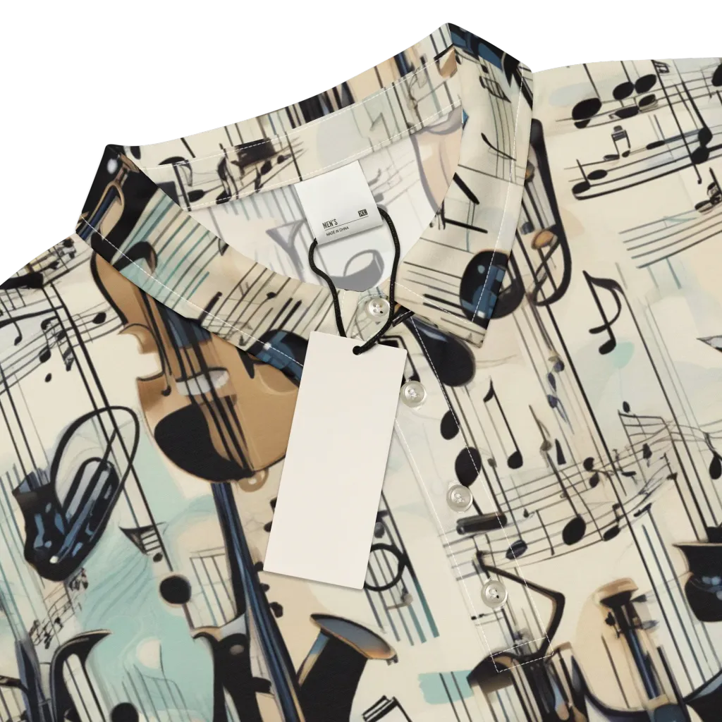 Midnight Symphony on Men's Slim Fit Polo Shirt — Product details